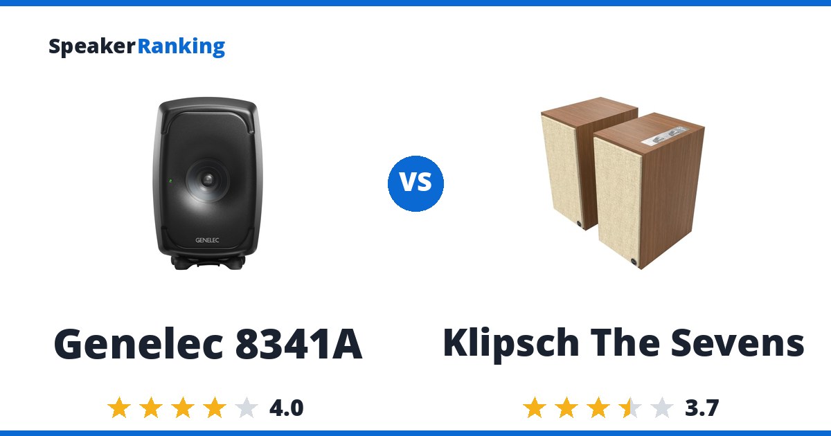 Genelec 8341A vs Klipsch The Sevens