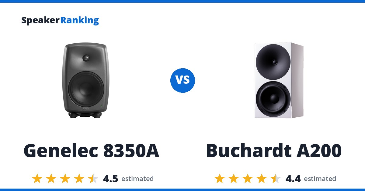 Genelec 8350A vs Buchardt A200
