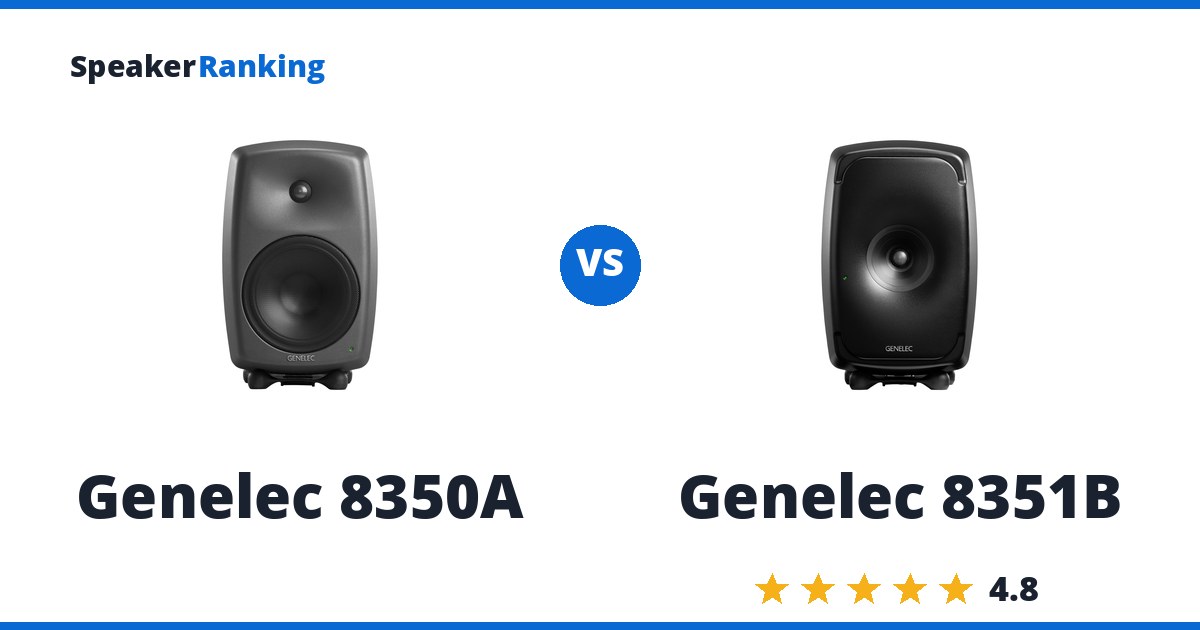 Genelec 8350A vs Genelec 8351B