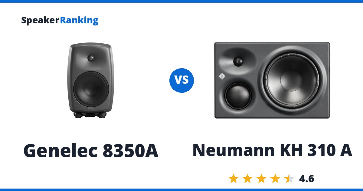 Genelec 8350A vs Neumann KH 310 A