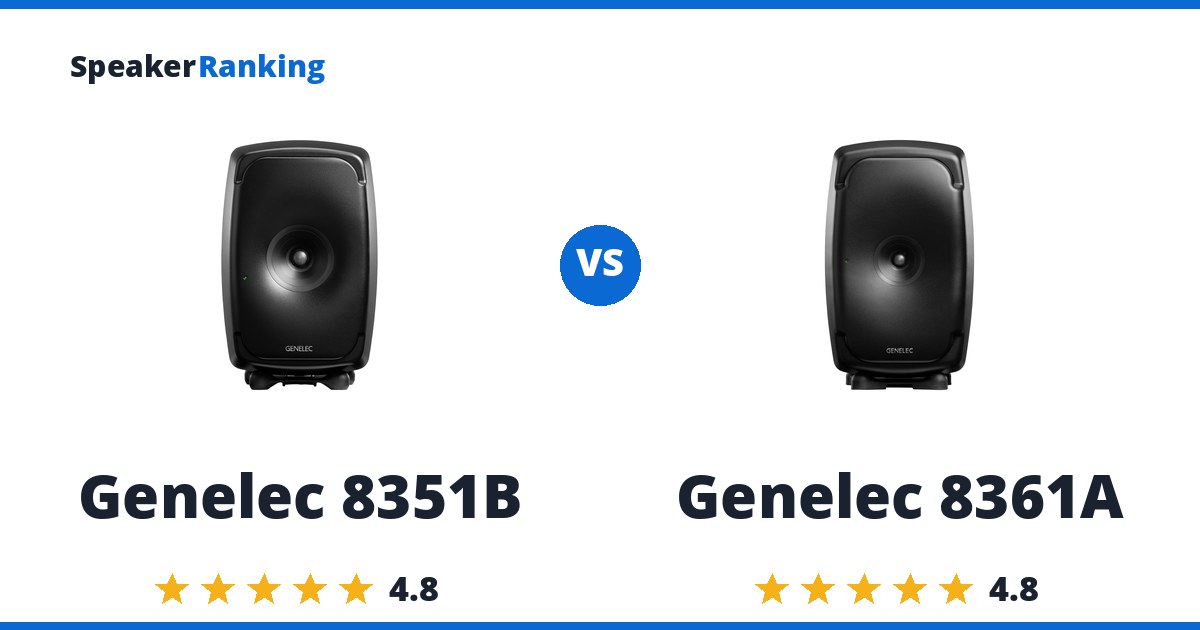 Genelec 8351B vs Genelec 8361A