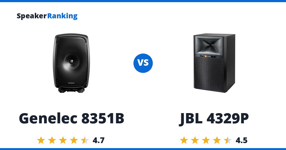 Genelec 8351B vs JBL 4329P