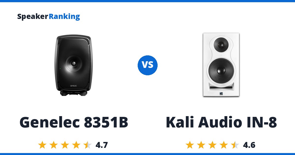 Genelec 8351B vs Kali Audio IN-8
