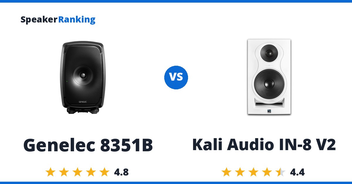 Genelec 8351B vs Kali Audio IN-8 V2