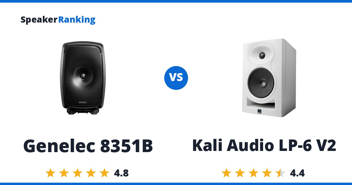 Genelec 8351B vs Kali Audio LP-6 V2