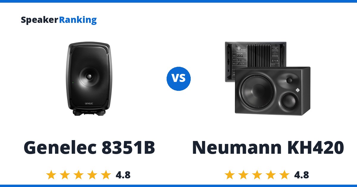 Genelec 8351B vs Neumann KH420