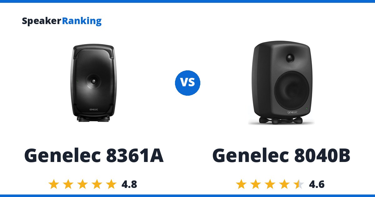 Genelec 8361A vs Genelec 8040B