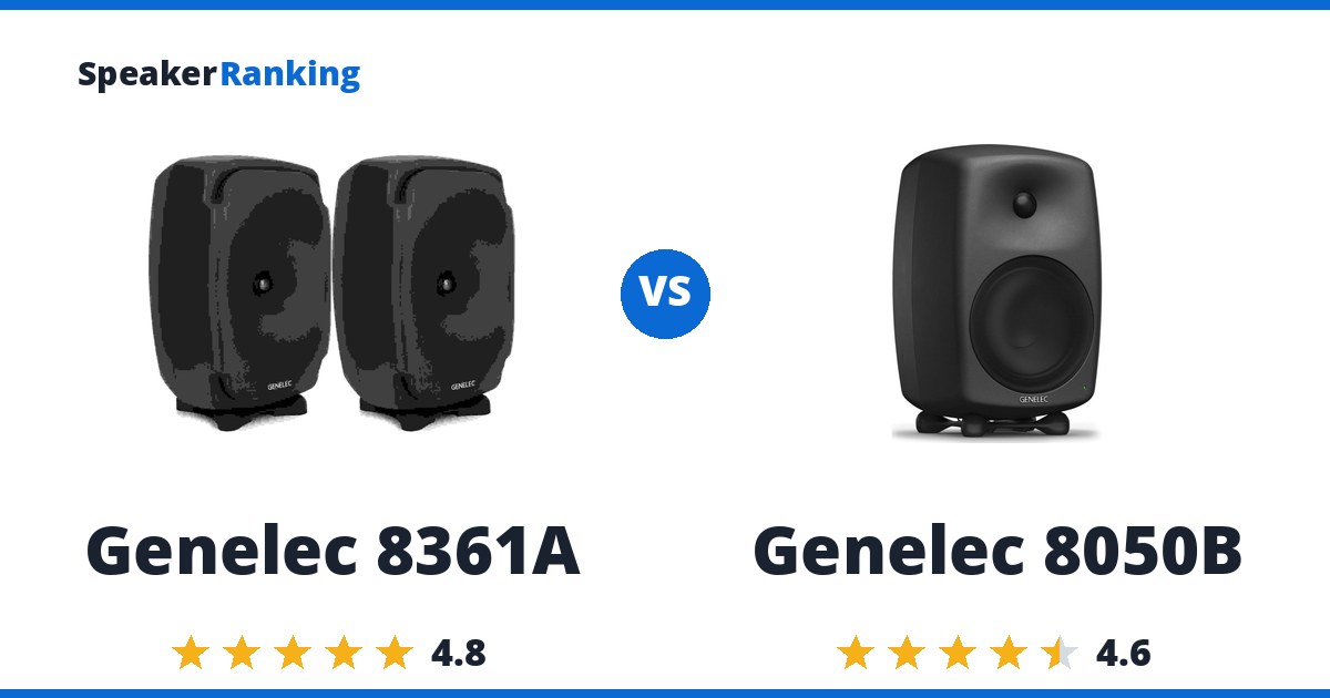 Genelec 8361A vs Genelec 8050B