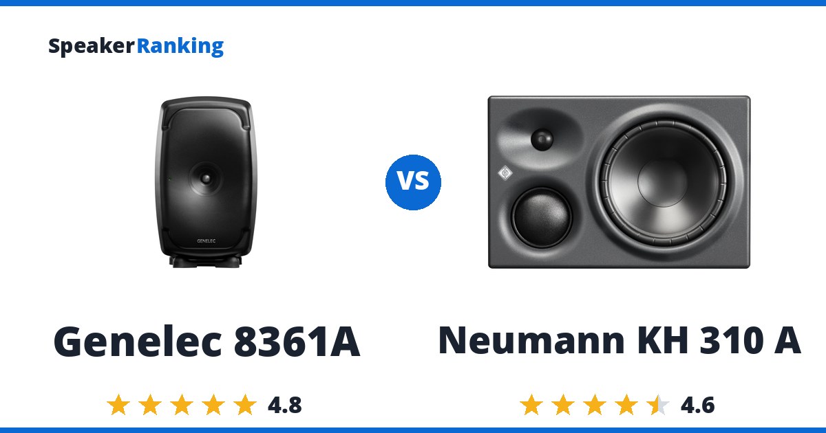 Genelec 8361A vs Neumann KH 310 A