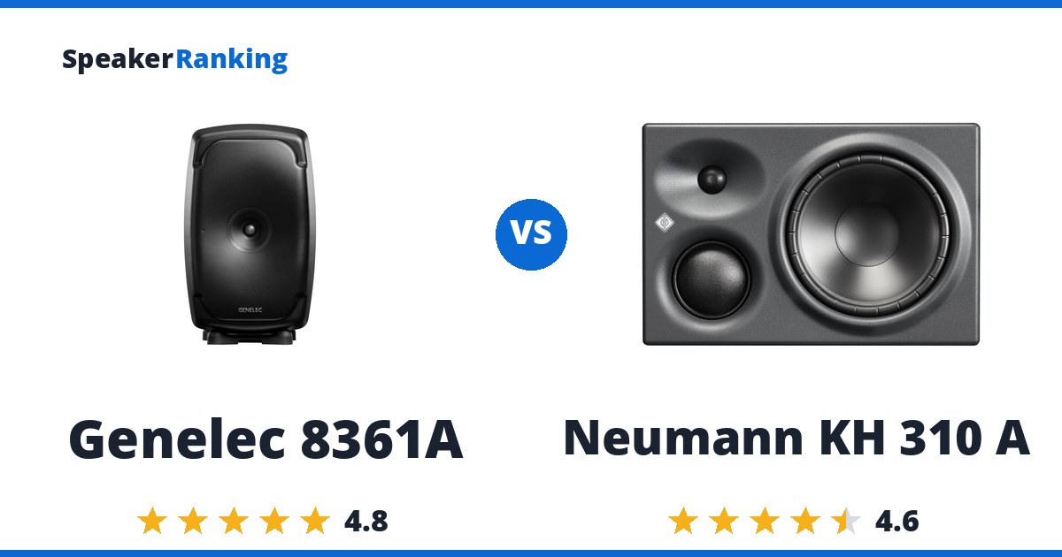 Genelec 8361A vs Neumann KH 310 A