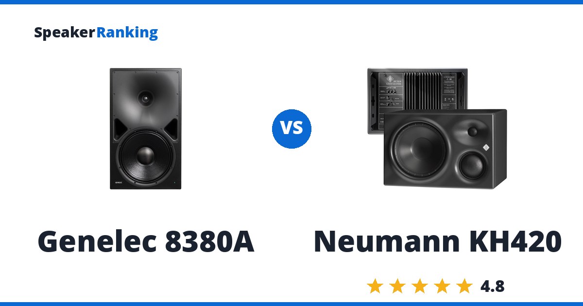 Genelec 8380A vs Neumann KH420