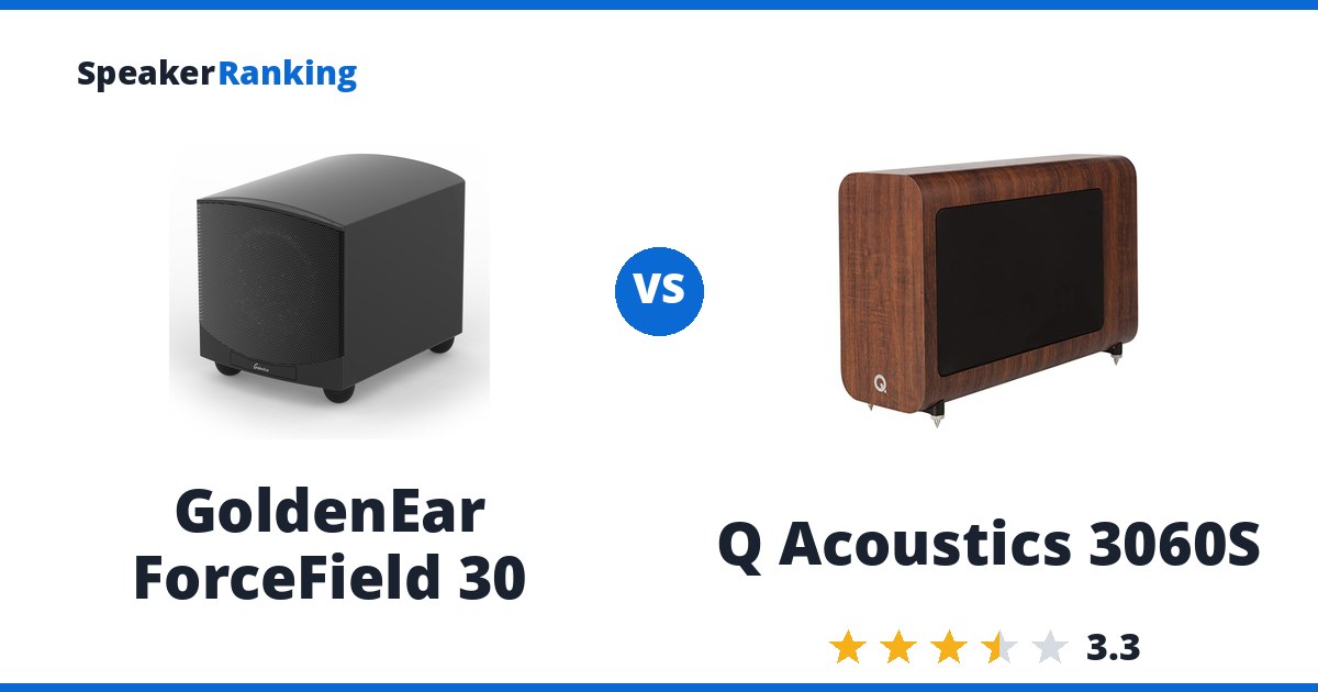 GoldenEar ForceField 30 vs Q Acoustics 3060S