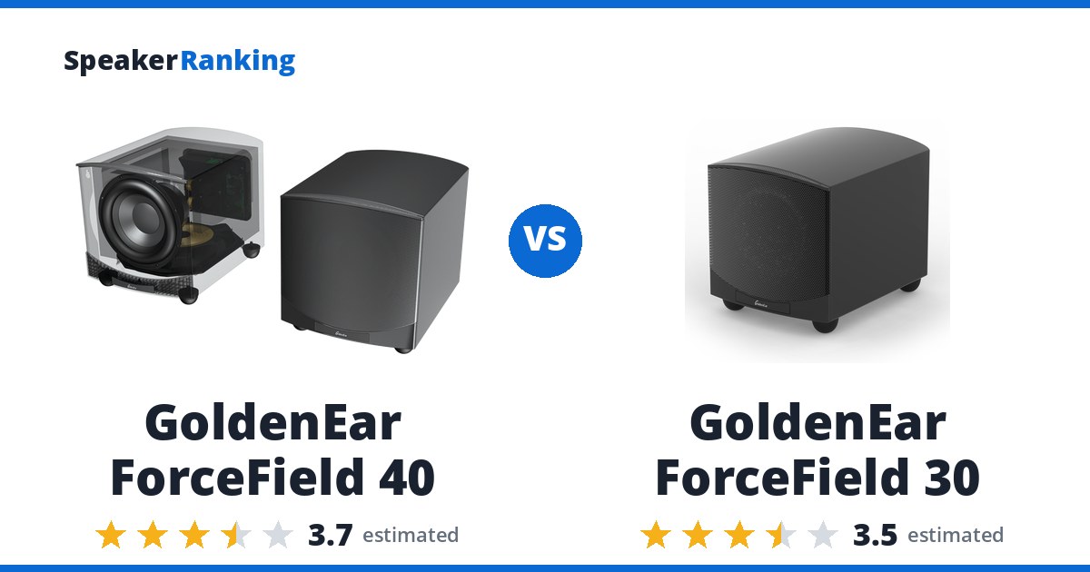 GoldenEar ForceField 40 vs GoldenEar ForceField 30