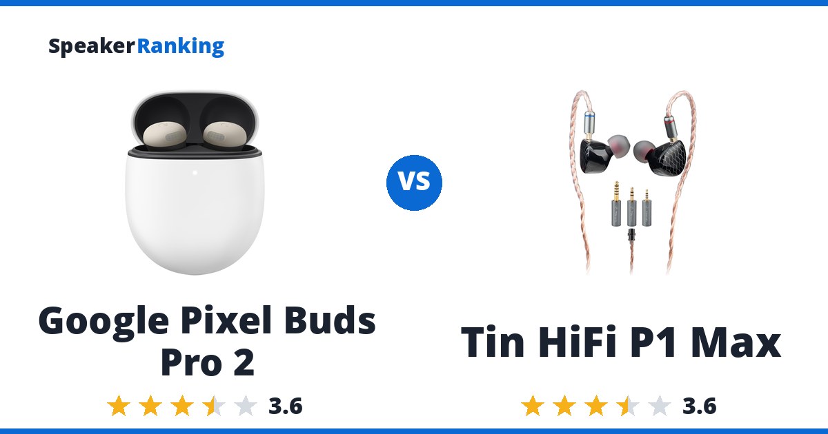 Google Pixel Buds Pro 2 vs Tin HiFi P1 Max