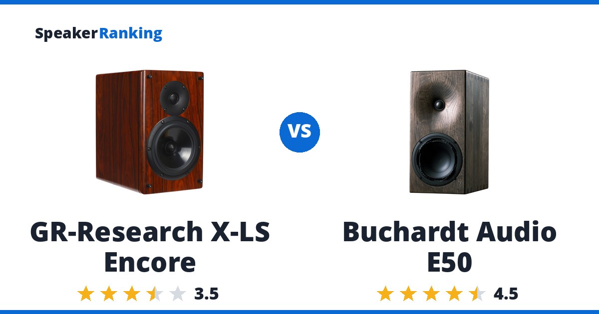 GR-Research X-LS Encore vs Buchardt Audio E50