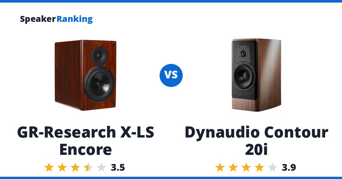 GR-Research X-LS Encore vs Dynaudio Contour 20i