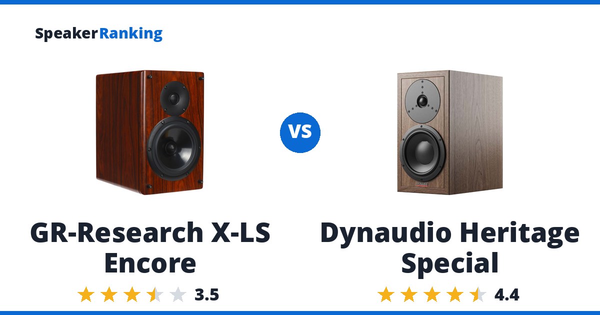 GR-Research X-LS Encore vs Dynaudio Heritage Special