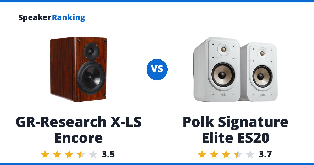 GR-Research X-LS Encore vs Polk Signature Elite ES20