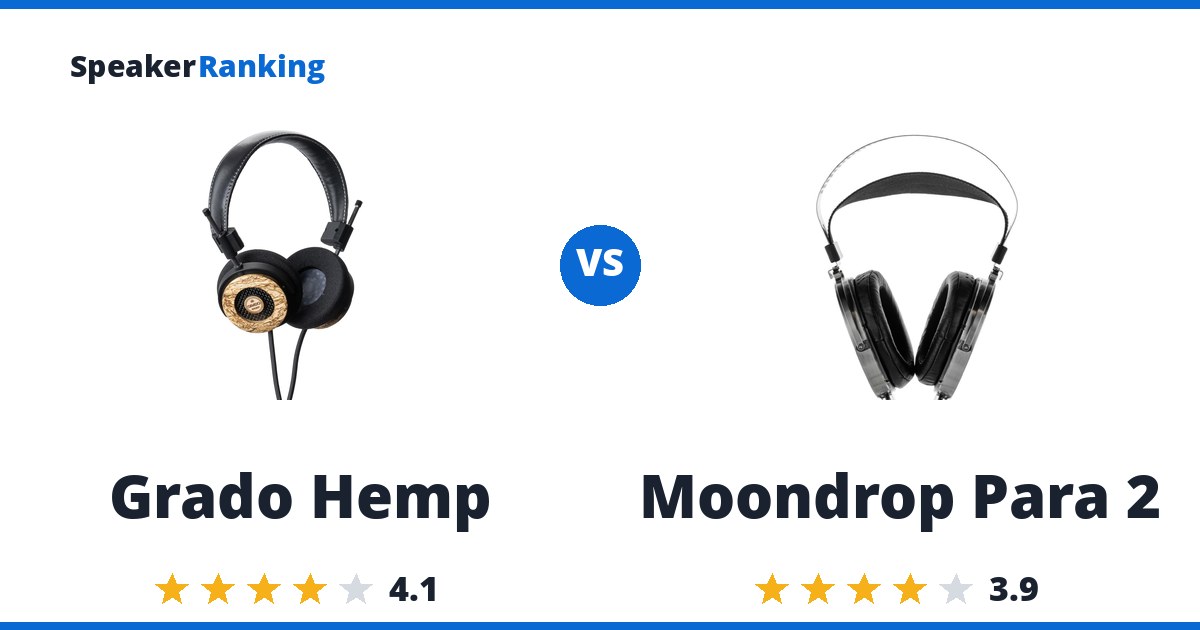 Grado Hemp vs Moondrop Para 2