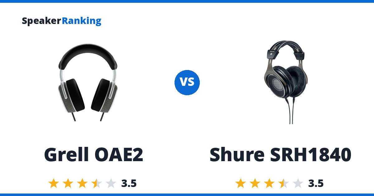 Grell OAE2 vs Shure SRH1840