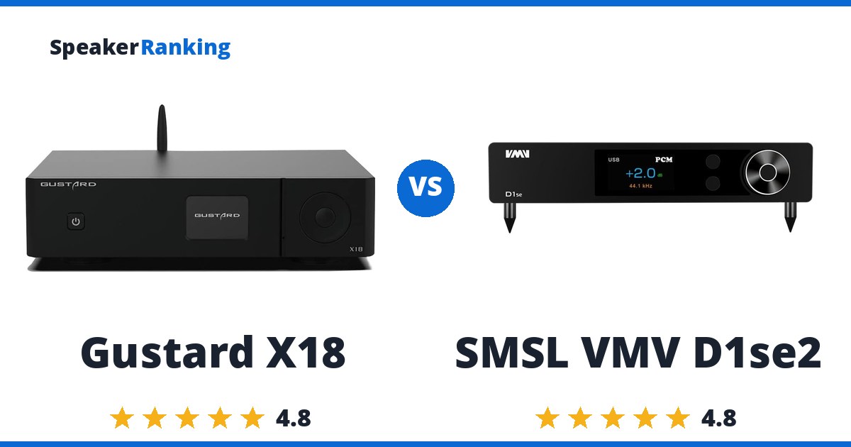 Gustard X18 vs SMSL VMV D1se2