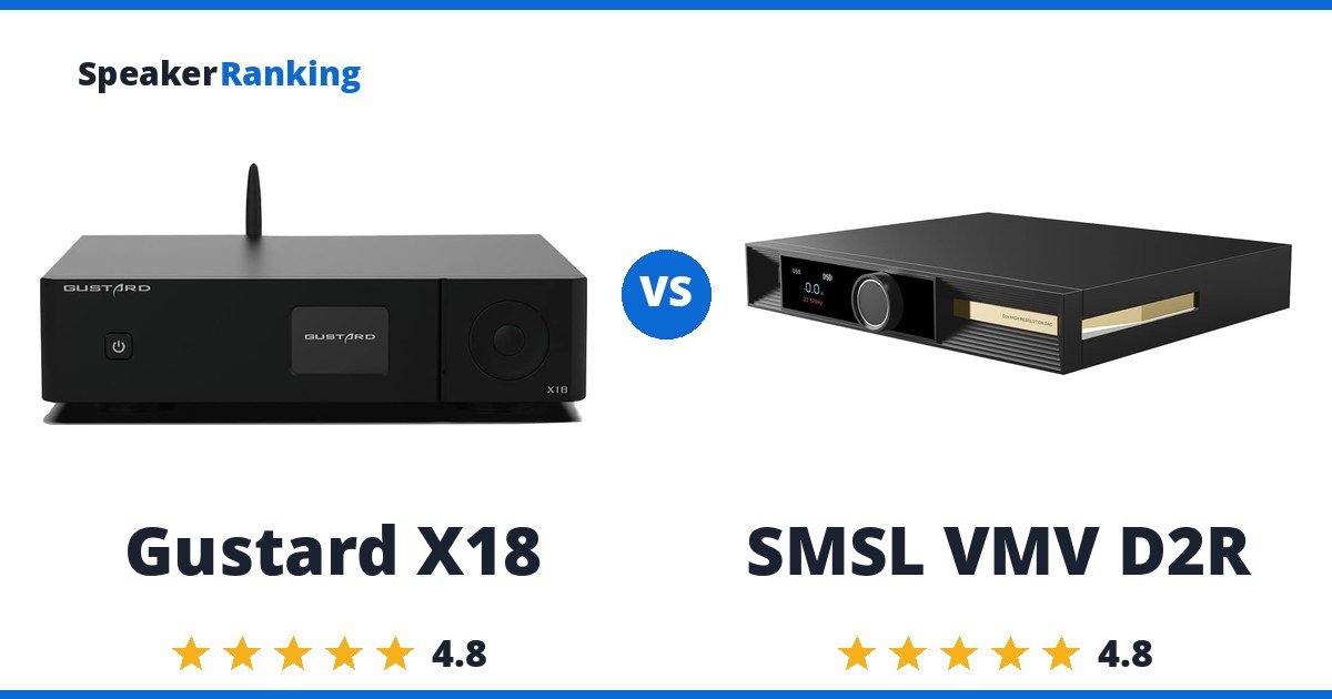 Gustard X18 vs SMSL VMV D2R