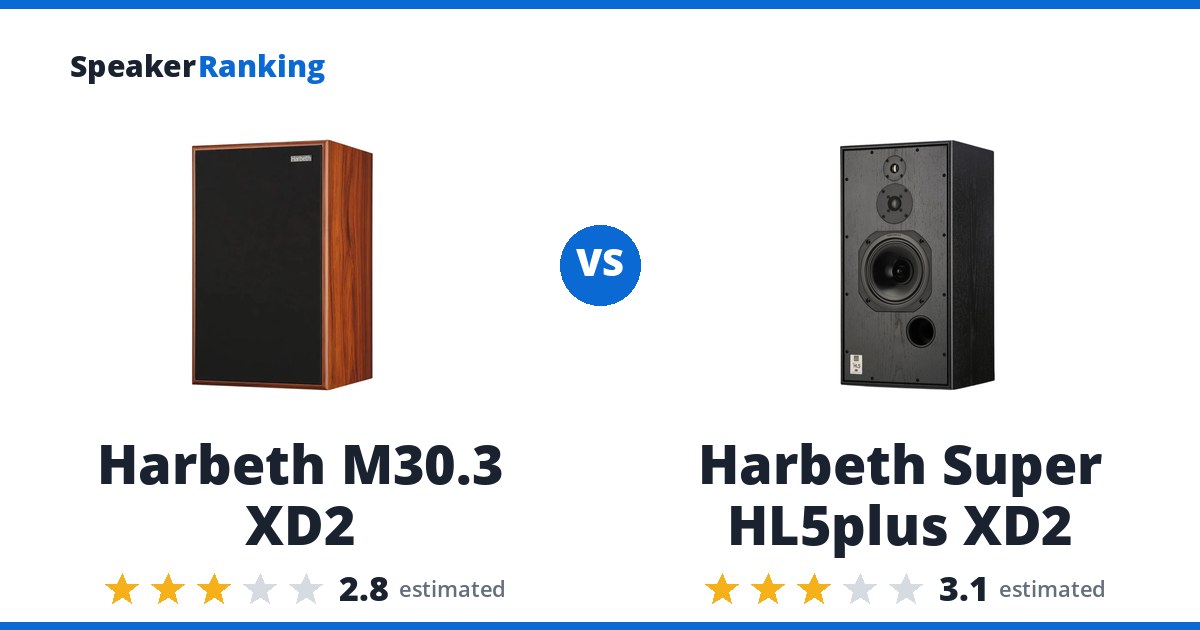 Harbeth M30.3 XD2 vs Harbeth Super HL5plus XD2
