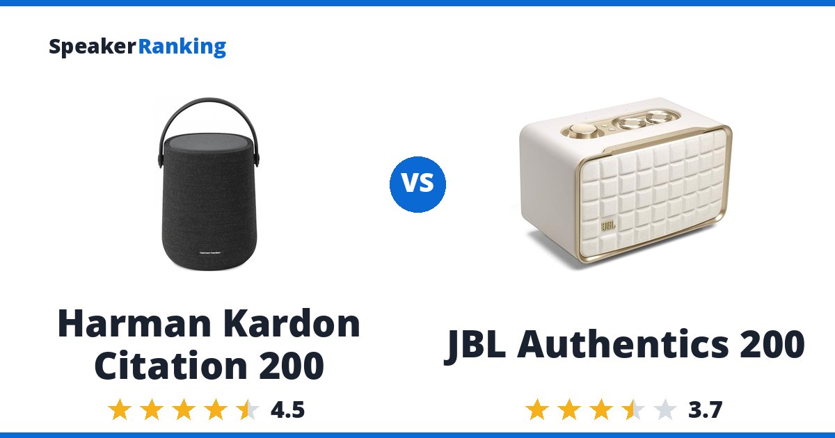 Harman Kardon Citation 200 vs JBL Authentics 200