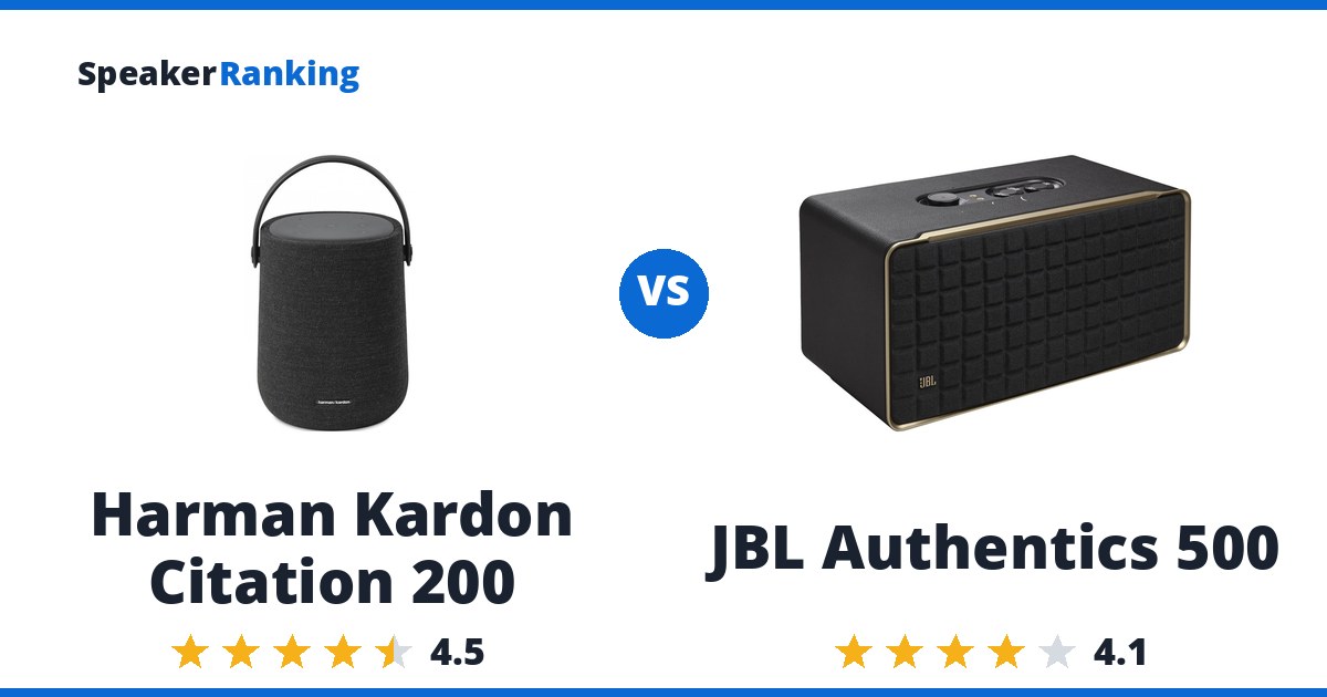 Harman Kardon Citation 200 vs JBL Authentics 500