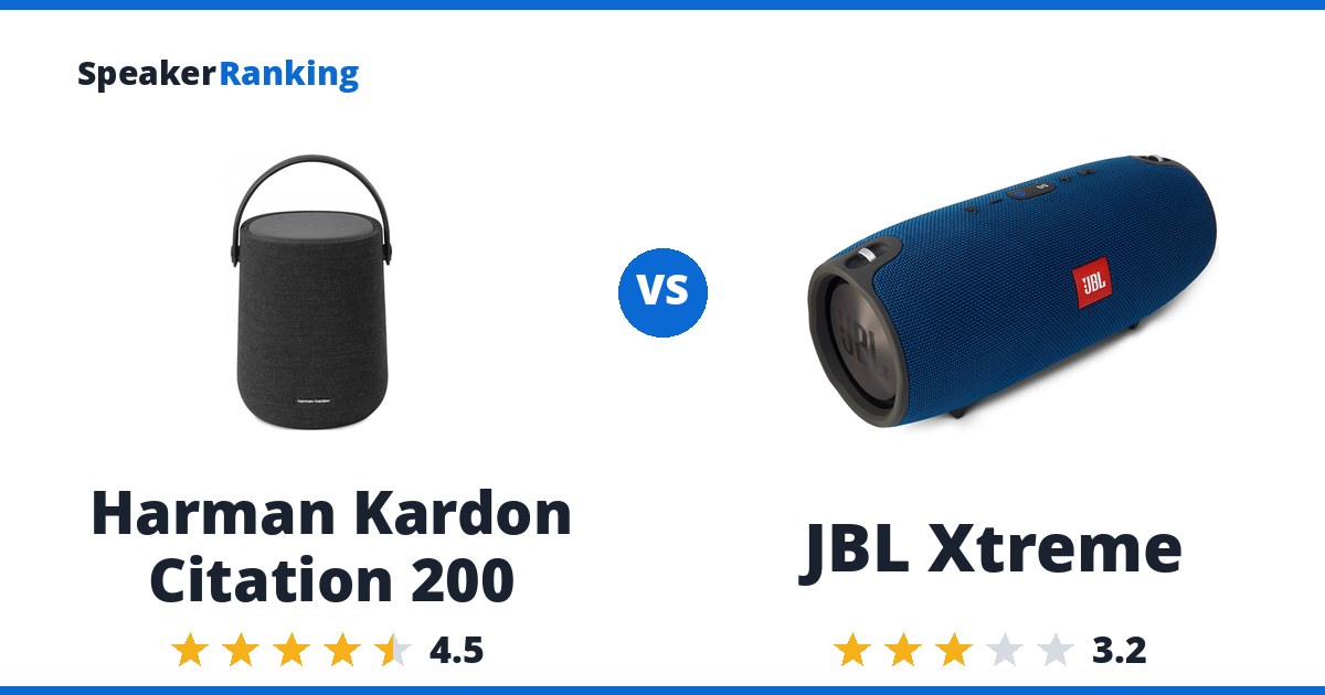 Harman Kardon Citation 200 vs JBL Xtreme