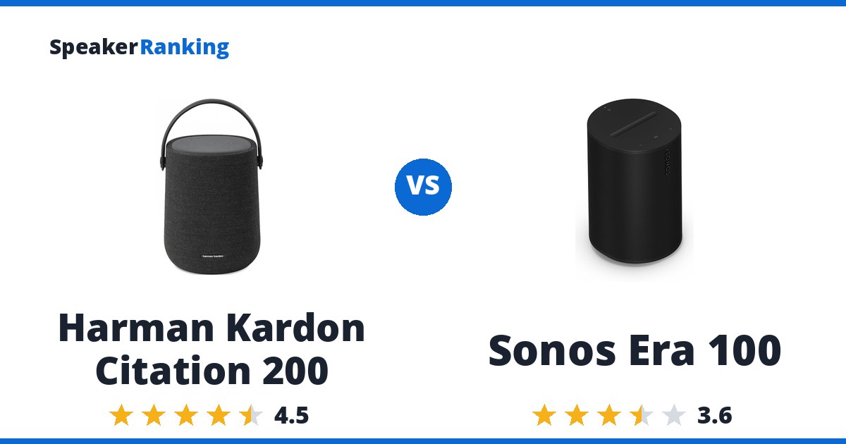 Harman Kardon Citation 200 vs Sonos Era 100