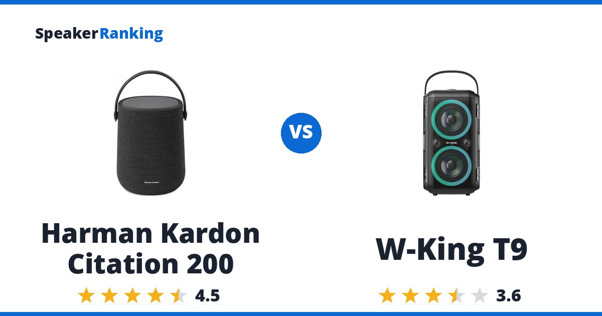 Harman Kardon Citation 200 vs W-King T9