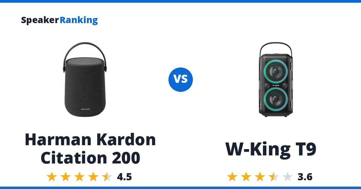 Harman Kardon Citation 200 vs W-King T9