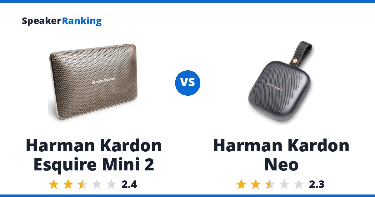Harman Kardon Esquire Mini 2 vs Harman Kardon Neo