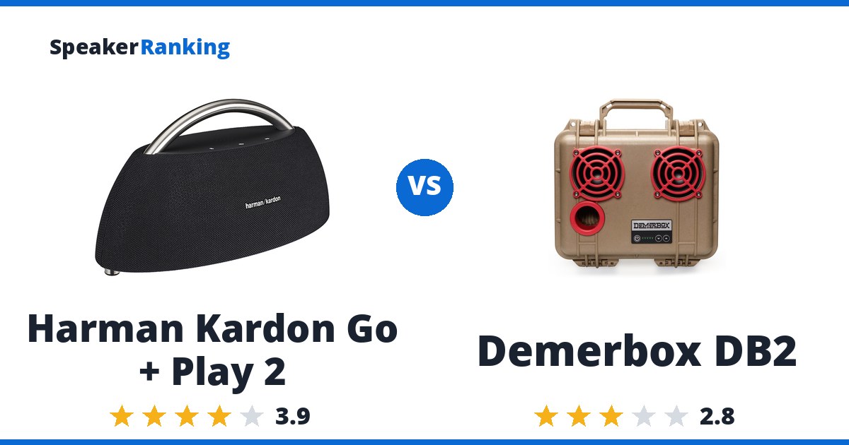 Harman Kardon Go + Play 2 vs Demerbox DB2