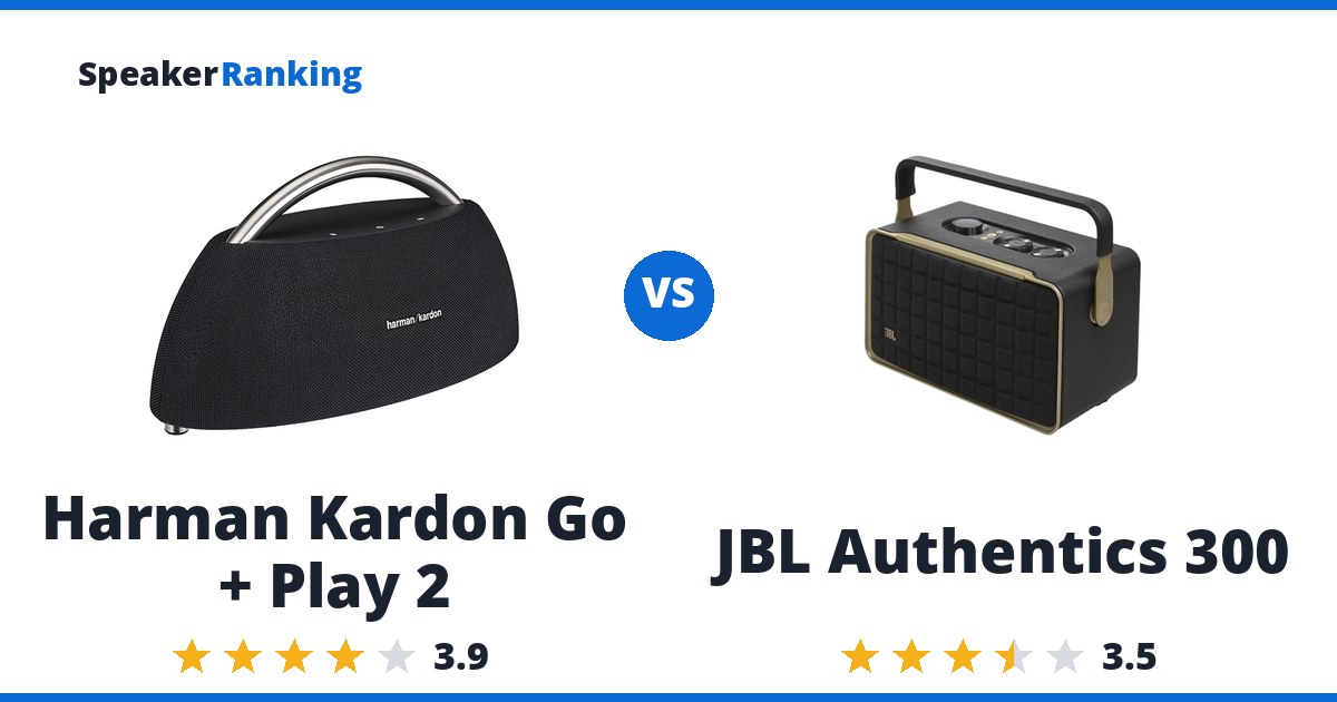 Harman Kardon Go + Play 2 vs JBL Authentics 300
