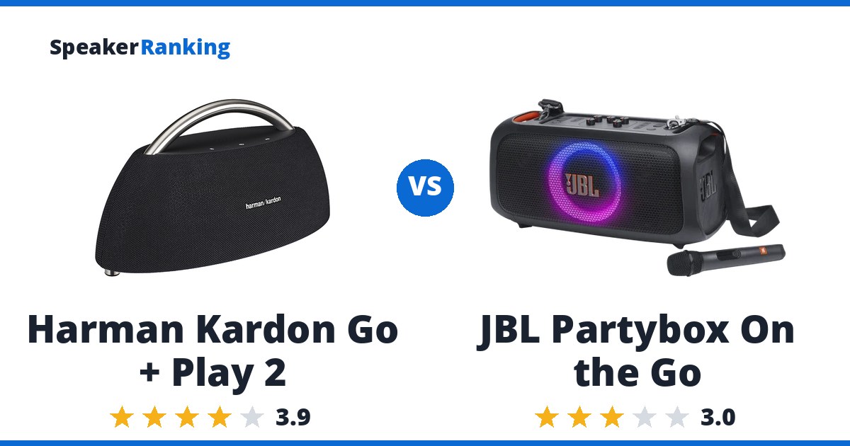 Harman Kardon Go + Play 2 vs JBL Partybox On the Go