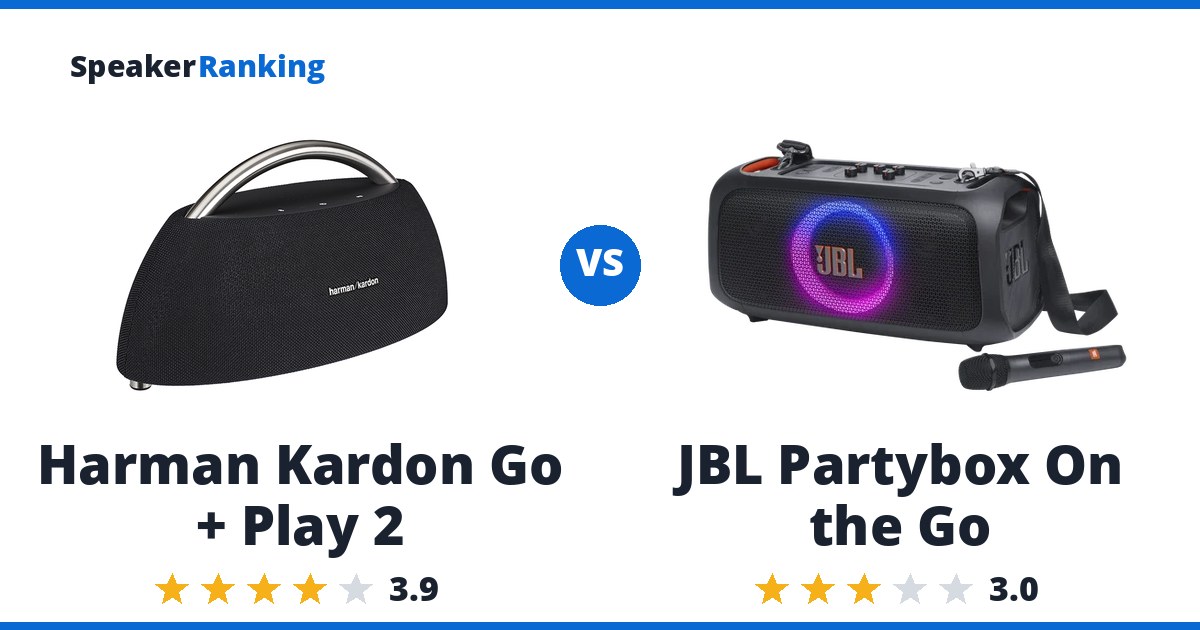 Harman Kardon Go + Play 2 vs JBL Partybox On the Go