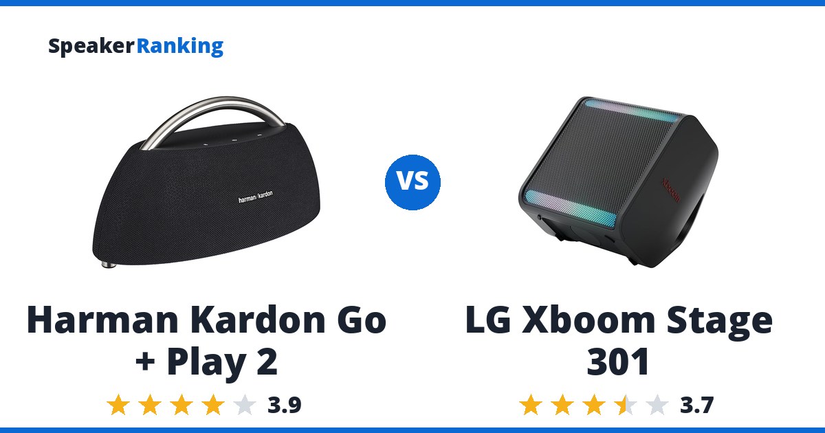 Harman Kardon Go + Play 2 vs LG Xboom Stage 301