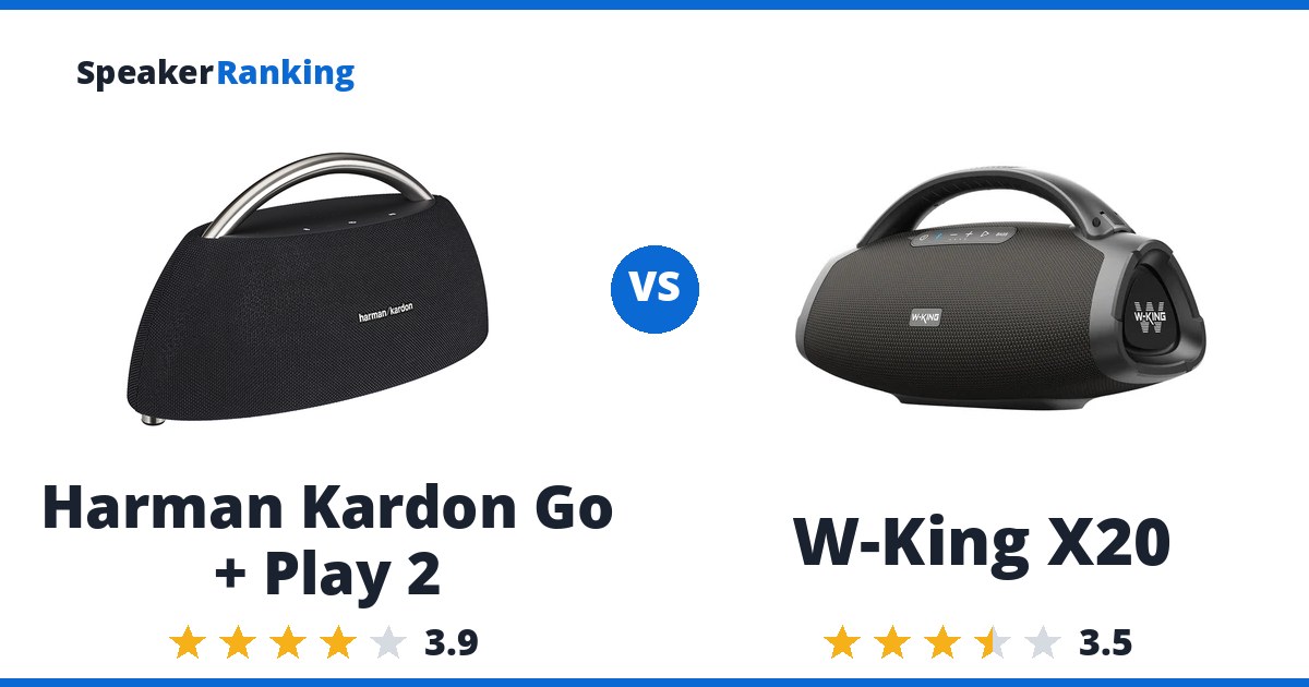 Harman Kardon Go + Play 2 vs W-King X20