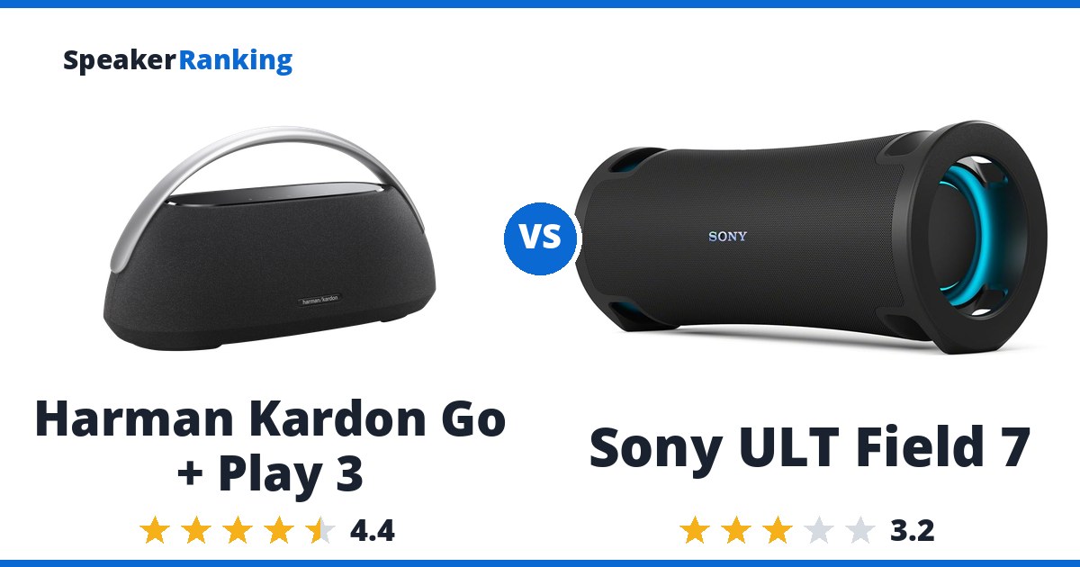 Harman Kardon Go + Play 3 vs Sony ULT Field 7
