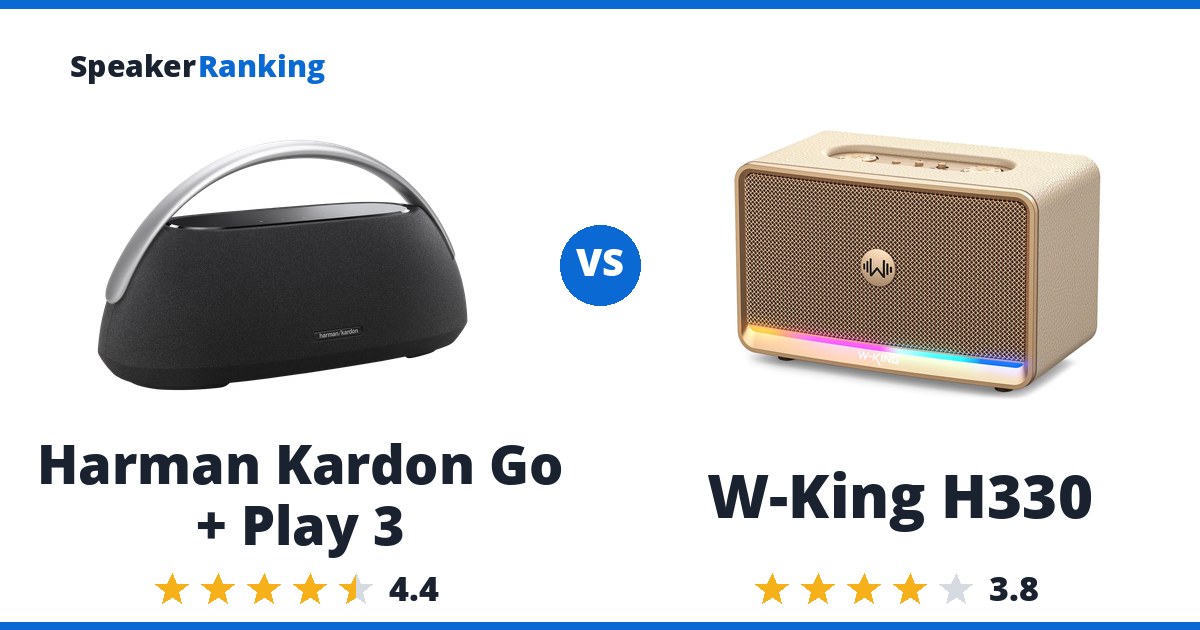 Harman Kardon Go + Play 3 vs W-King H330