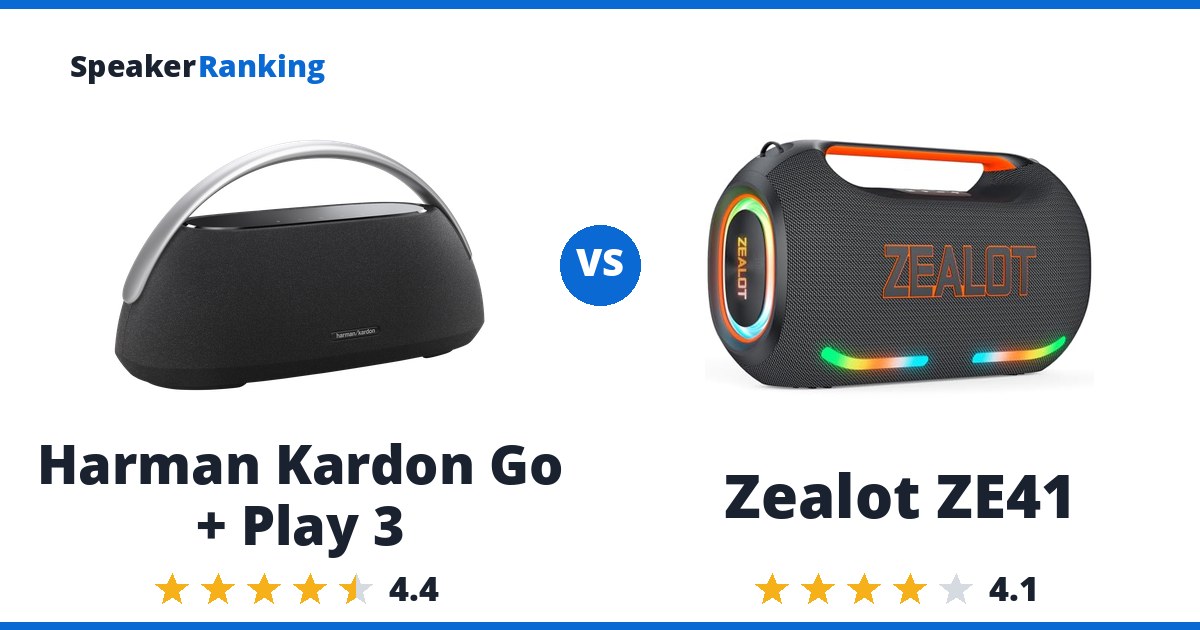 Harman Kardon Go + Play 3 vs Zealot ZE41