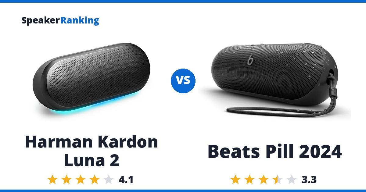 Harman Kardon Luna 2 vs Beats Pill 2024