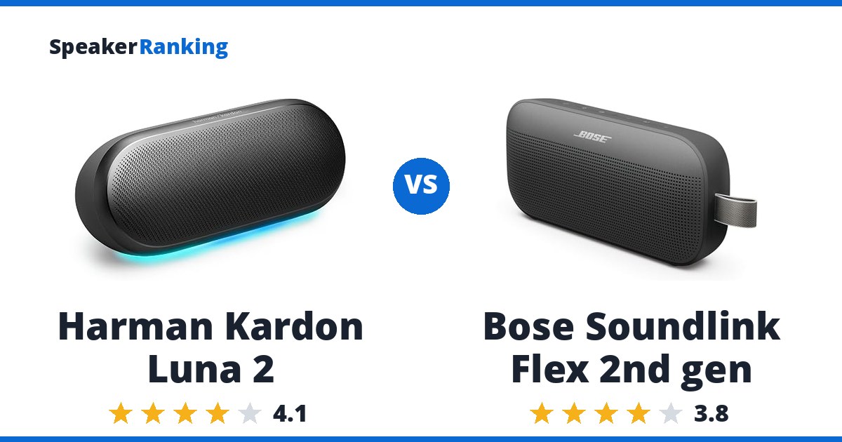 Harman Kardon Luna 2 vs Bose Soundlink Flex 2nd gen