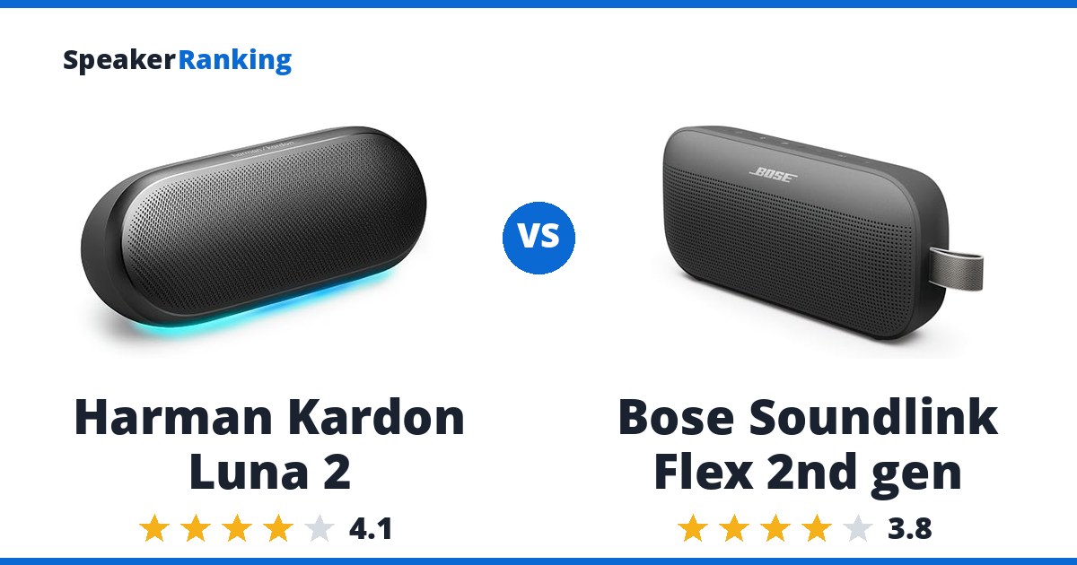 Harman Kardon Luna 2 vs Bose Soundlink Flex 2nd gen