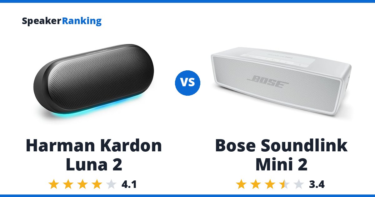 Harman Kardon Luna 2 vs Bose Soundlink Mini 2