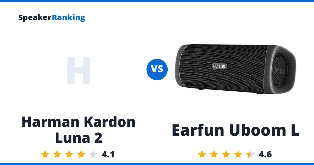 Harman Kardon Luna 2 vs Earfun Uboom L