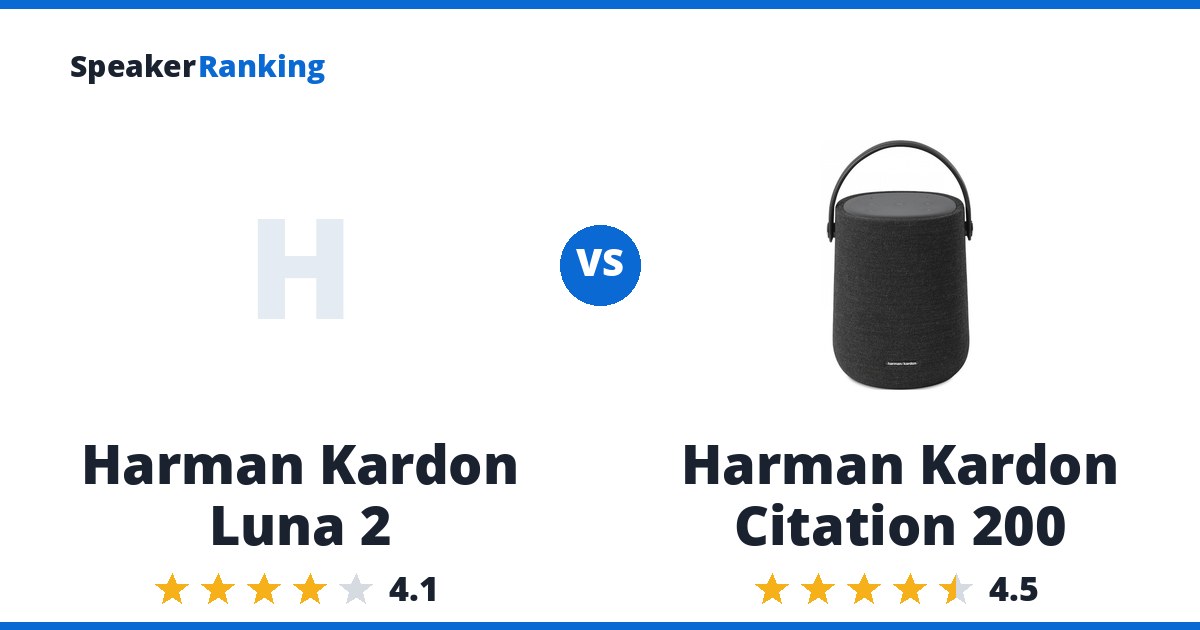 Harman Kardon Luna 2 vs Harman Kardon Citation 200
