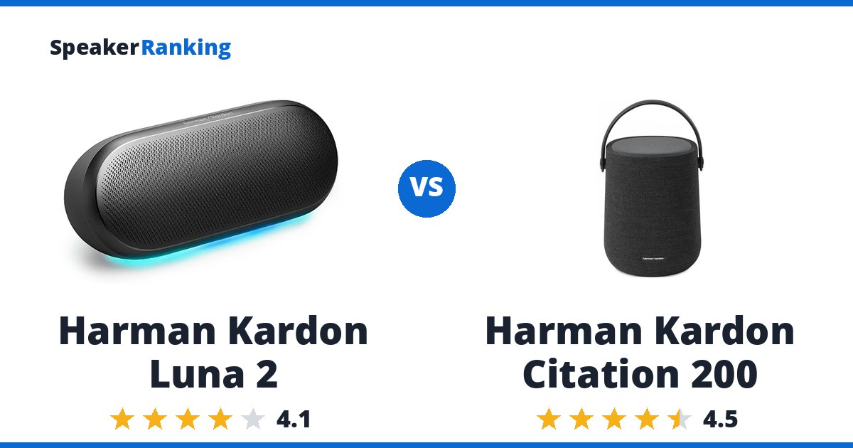 Harman Kardon Luna 2 vs Harman Kardon Citation 200